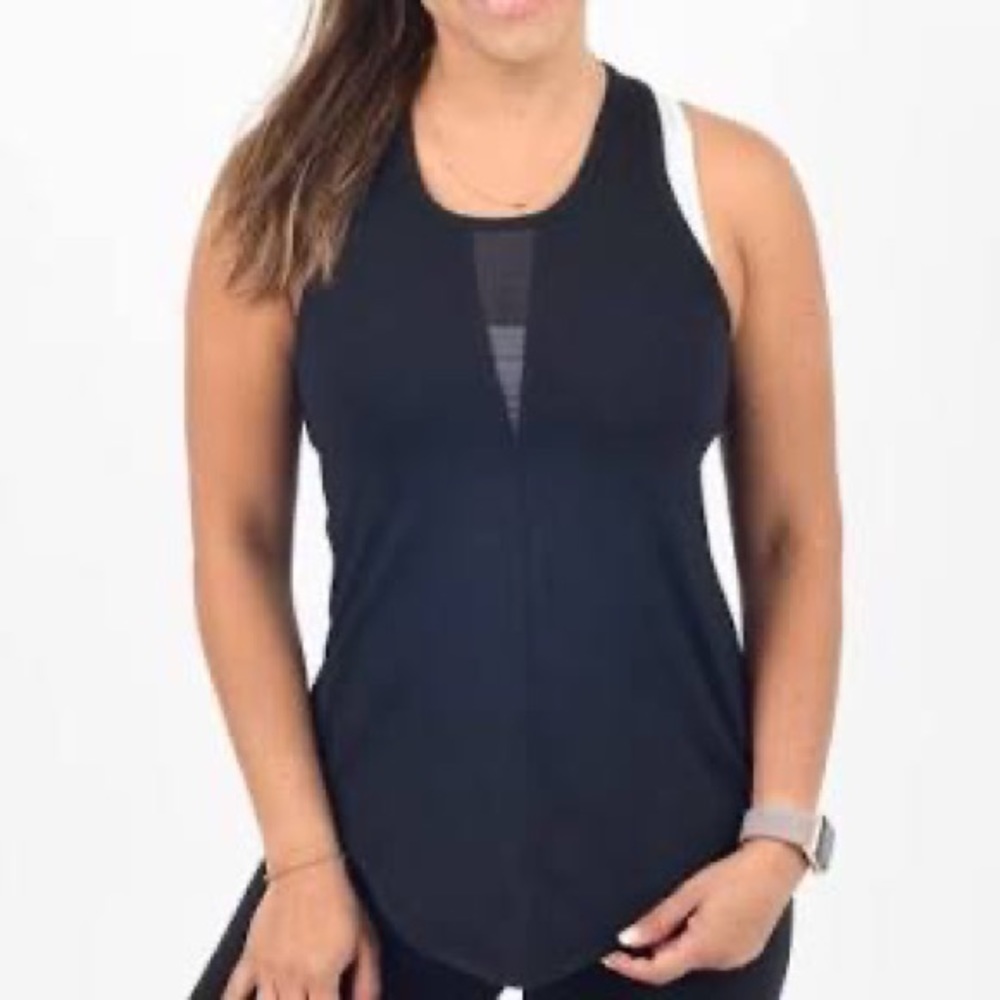 NWT Black Zyia Effortless Tank-Long XL
